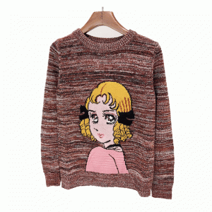 OEM \u0026 ODM Custom Design Wool Pretty Intarsia Ladies Pullover Sweater Stickad